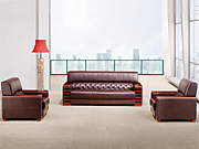 Traditional Leather Sofa CG-CTZPSF-11