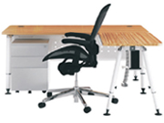 Steel Wooden Staff Desk