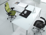 Glass Executive Desk