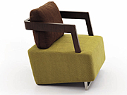 Leather Leisure Sofa